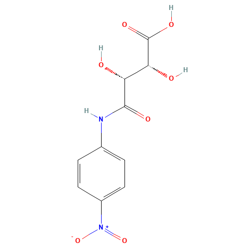 (+)-4'-Nitrotartranilic acid (CAS: 60908-35-2) - Chemical Structure and Molecular Formula 