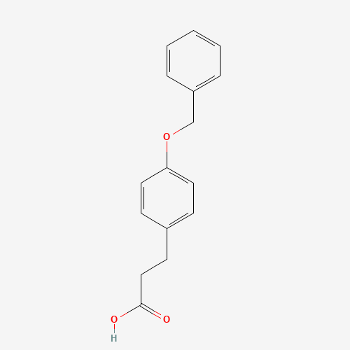 3-(4-Benzyloxyphenyl)propionic acid (CAS: 50463-48-4) - Chemical Structure and Molecular Formula 