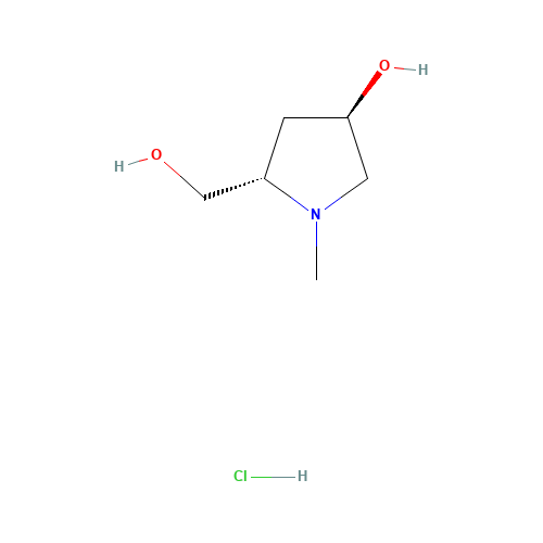 (3R,5S)-5-(Hydroxymethyl)-1-methylpyrrolidin-3-ol hydrochloride (CAS: 107746-24-7) - Related Chemical Product