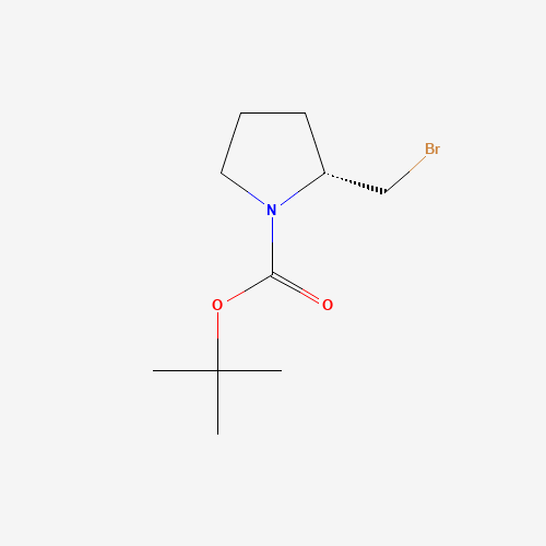 (R)-tert-Butyl 2-(bromomethyl)pyrrolidine-1-carboxylate (CAS: 1039826-29-3) - Related Chemical Product