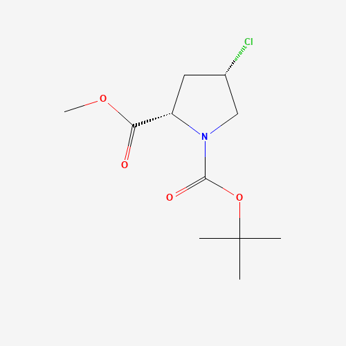 (2S,4S)-1-tert-Butyl 2-methyl 4-chloropyrrolidine-1,2-dicarboxylate (CAS: 169032-99-9) - Related Chemical Product