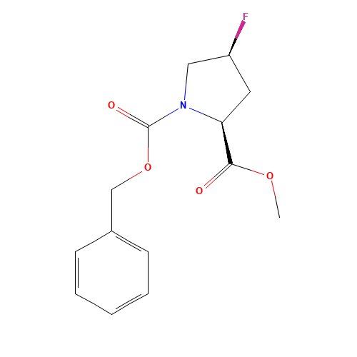 (2S,4S)-1-Benzyl-2-methy-4-fluoropyrrolidine-1,2-dicarboxylate (CAS: 72180-14-4) - Related Chemical Product