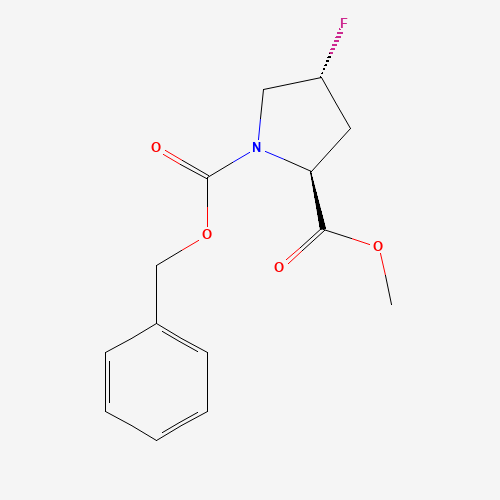(2S,4R)-1-Benzyl-2-methyl-4-fluoropyrrolidine-1,2-dicarboxylate (CAS: 72180-24-6) - Related Chemical Product