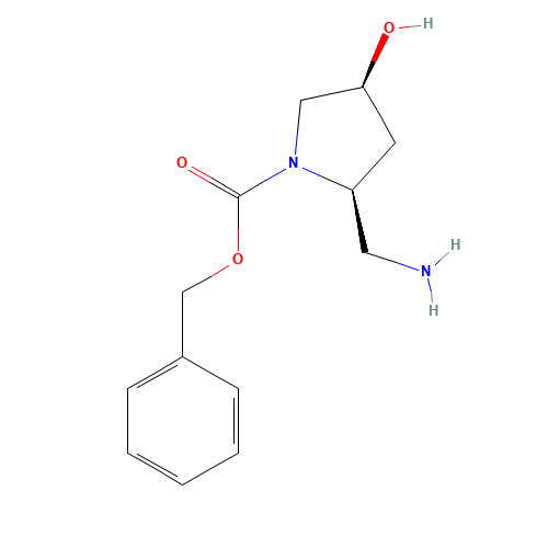 (2S,4S)-Benzyl 2-(aminomethyl)-4-hydroxy-pyrrolidine-1-carboxylate (CAS: 1229421-27-5) - Related Chemical Product