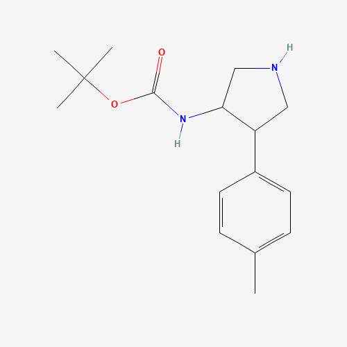 tert-Butyl 4-p-tolylpyrrolidin-3-ylcarbamate (CAS: 1022605-11-3) - Related Chemical Product