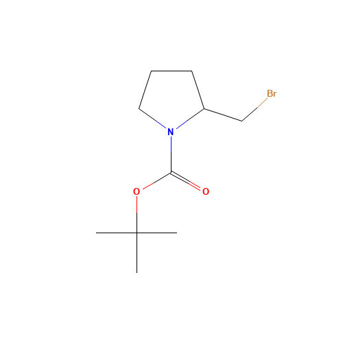 tert-Butyl 2-(bromomethyl)pyrrolidine-1-carboxylate (CAS: 181258-46-8) - Related Chemical Product