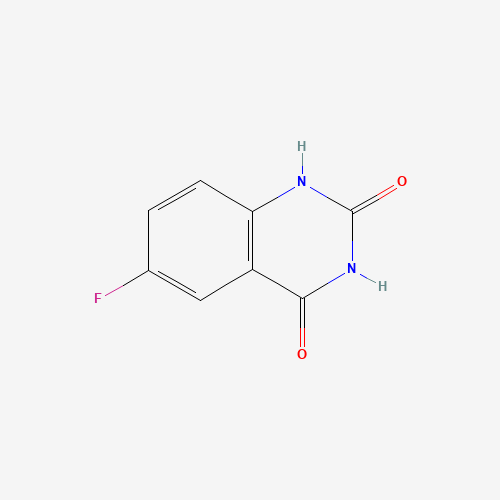 2,4-Dihydroxyl-6-fluoroquinazoline (CAS: 88145-90-8) - Chemical Structure and Molecular Formula 