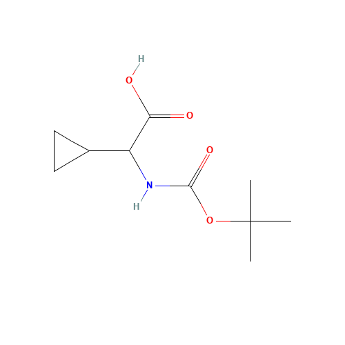 2-(tert-Butoxycarbonylamino)-2-cyclopropylacetic acid (CAS: 54256-41-6) - Related Chemical Product