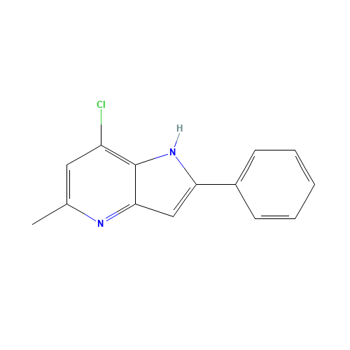 7-Chloro-5-methyl-2-phenyl-1H-pyrrolo[3,2-b]pyridine (CAS: 1026076-88-9) - Related Chemical Product