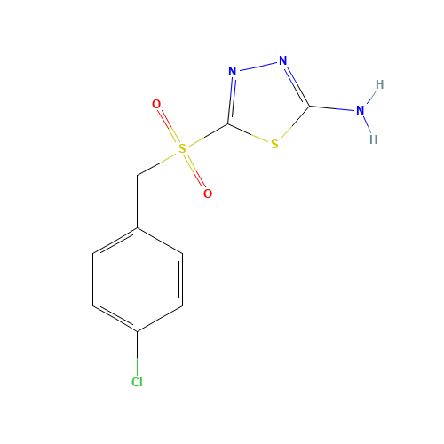 5-(4-Chlorobenzylsulfonyl)-1,3,4-thiadiazol-2-amine (CAS: 880791-53-7) - Related Chemical Product