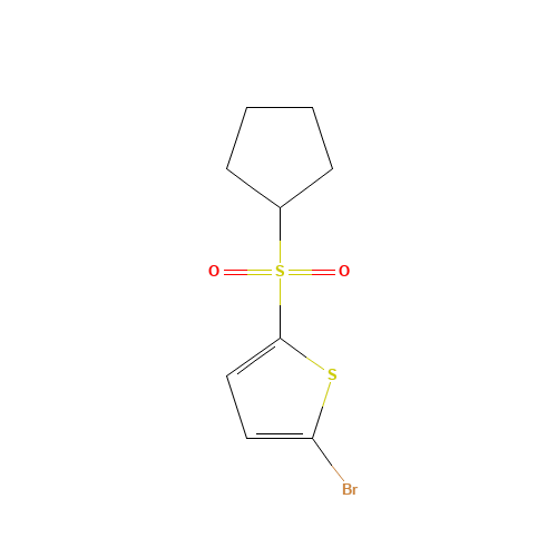 2-Bromo-5-(cyclopentylsulfonyl)thiophene (CAS: 438234-34-5) - Related Chemical Product