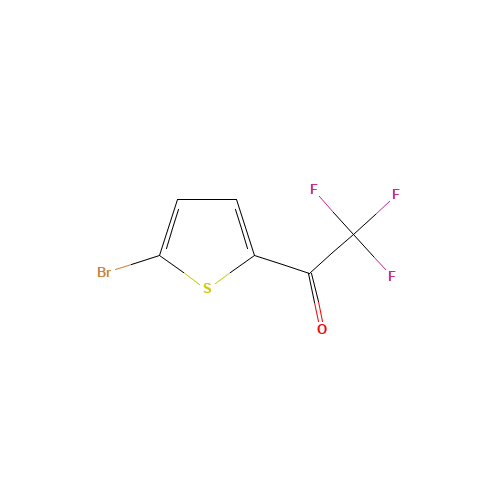 1-(5-Bromothiophen-2-yl)-2,2,2-trifluoroethanone (CAS: 34773-51-8) - Chemical Structure and Molecular Formula 