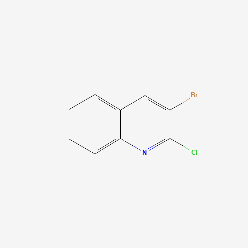 3-Bromo-2-chloroquinoline (CAS: 101870-60-4) - Chemical Structure and Molecular Formula 