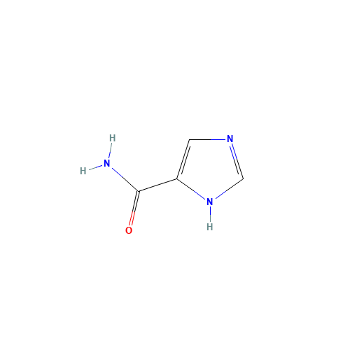 Imidazole-4-carboxamide (CAS: 26832-08-6) - Chemical Structure and Molecular Formula 