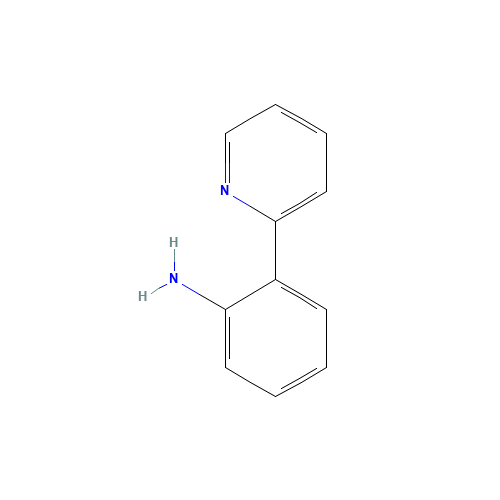 2-(Pyridin-2-yl)aniline (CAS: 29528-30-1) - Chemical Structure and Molecular Formula 