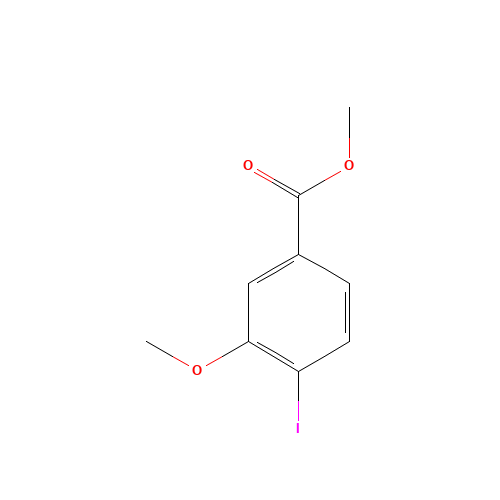 Methyl 4-iodo-3-methoxybenzoate (CAS: 35387-92-9) - Chemical Structure and Molecular Formula 