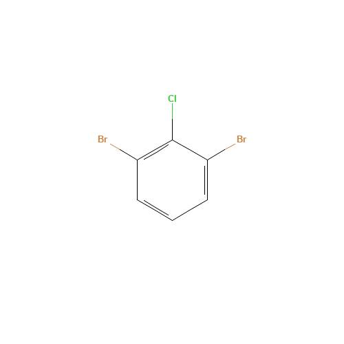 1,3-Dibromo-2-chlorobenzene (CAS: 19230-27-4) - Chemical Structure and Molecular Formula 