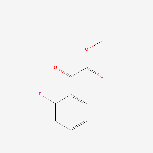 Ethyl 2-fluorobenzoylformate (CAS: 1813-93-0) - Chemical Structure and Molecular Formula 