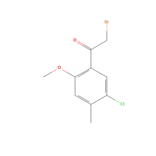 2-Bromo-1-(5-chloro-2-methoxy-4-methylphenyl)-ethanone (CAS: 683274-74-0) - Related Chemical Product