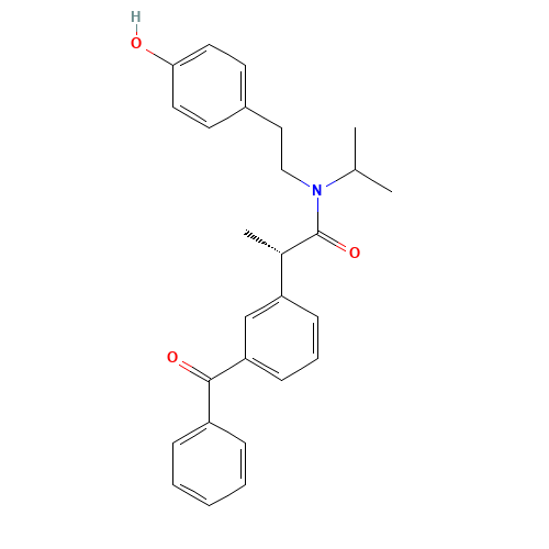(S)-2-(3-Benzoylphenyl)-N-(4-hydroxyphenethyl)-N-isopropylpropanamide (CAS: 1173289-66-1) - Related Chemical Product