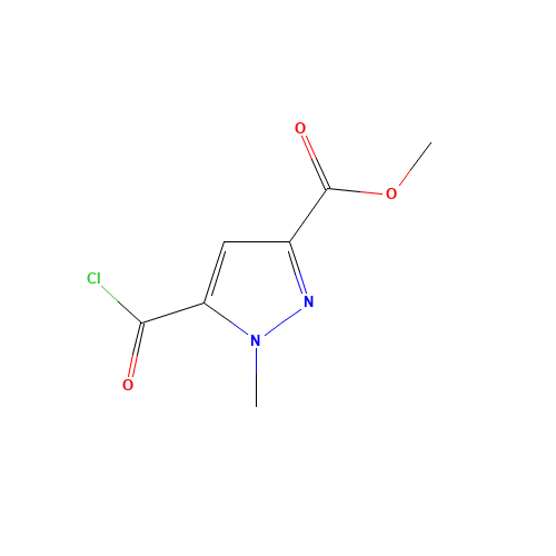 Methyl 5-(chlorocarbonyl)-1-methyl-1H-pyrazole-3-carboxylate (CAS: 203792-49-8) - Related Chemical Product