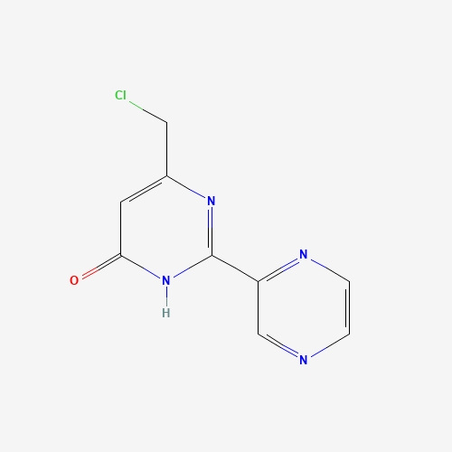 6-(Chloromethyl)-2-(pyrazin-2-yl)pyrimidin-4-ol (CAS: 955887-08-8) - Related Chemical Product