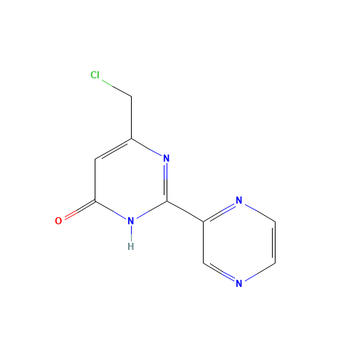 6-(Chloromethyl)-2-(pyrazin-2-yl)pyrimidin-4-ol (CAS: 955887-08-8) - Related Chemical Product