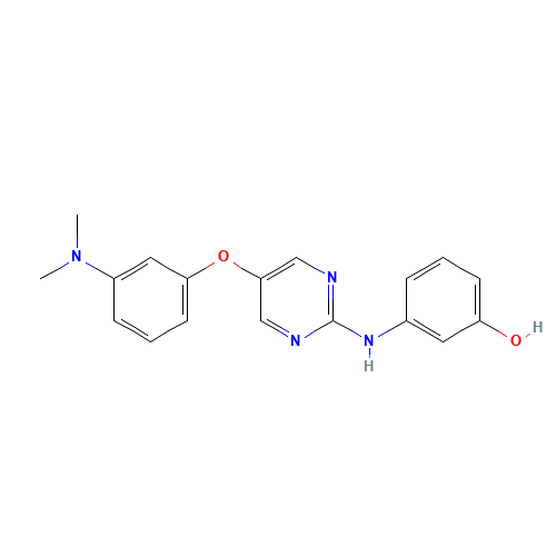 3-(5-(3-(Dimethylamino)phenoxy)pyrimidin-2-ylamino)phenol (CAS: 956128-01-1) - Related Chemical Product