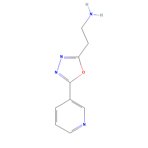2-(5-(Pyridin-3-yl)-1,3,4-oxadiazol-2-yl)-ethanamine (CAS: 933754-48-4) - Related Chemical Product