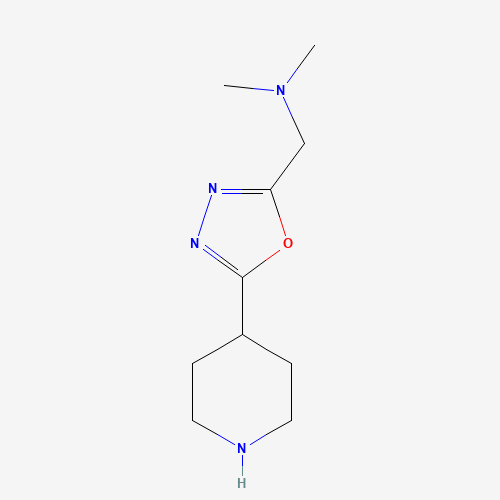 N,N-Dimethyl-1-(5-(piperidin-4-yl)-1,3,4-oxadiazol-2-yl)methanamine (CAS: 949100-23-6) - Related Chemical Product