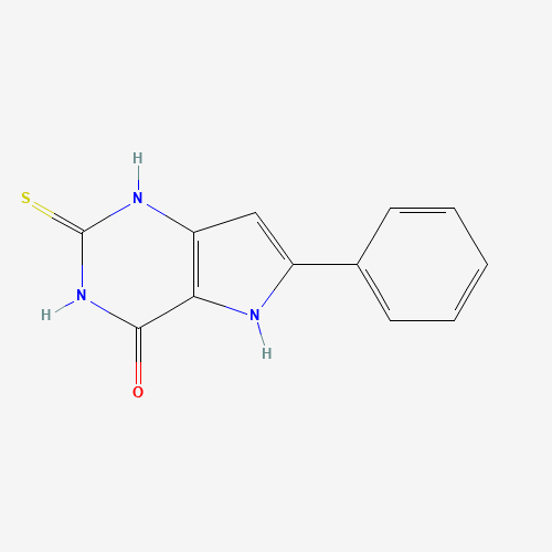 2-Mercapto-6-phenyl-5H-pyrrolo-[3,2-d]pyrimidin-4-ol (CAS: 237435-30-2) - Related Chemical Product