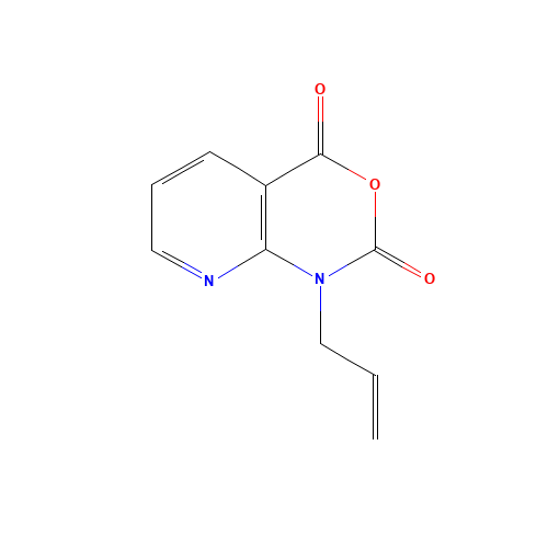 1-Allyl-1H-pyrido[2,3-d][1,3]oxazine-2,4-dione (CAS: 97484-75-8) - Chemical Structure and Molecular Formula 
