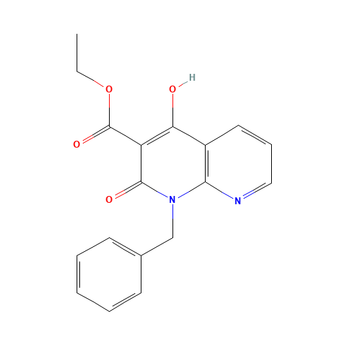 Ethyl 1-benzyl-4-hydroxy-2-oxo-1,2-dihydro-1,8-naphthyridine-3-carboxylate (CAS: 179064-00-7) - Related Chemical Product