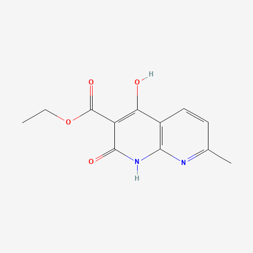 Ethyl 4-hydroxy-7-methyl-2-oxo-1,2-dihydro-1,8-naphthyridine-3-carboxylate (CAS: 76336-15-7) - Related Chemical Product