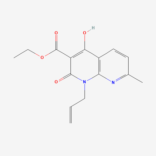 Ethyl 1-allyl-4-hydroxy-7-methyl-2-oxo-1,2-dihydro-1,8-naphthyridine-3-carboxylate (CAS: 69407-71-2) - Related Chemical Product