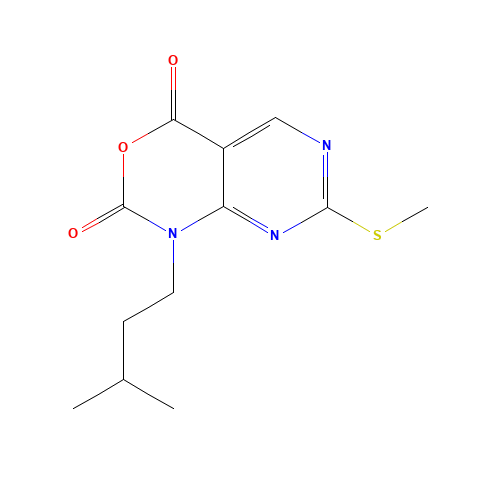 1-Isopentyl-7-(methylthio)-1H-pyrimido-[4,5-d][1,3]oxazine-2,4-dione (CAS: 1186049-75-1) - Related Chemical Product