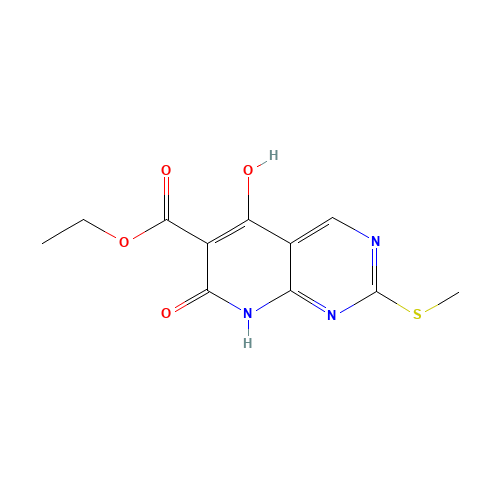 Ethyl 5-hydroxy-2-(methylthio)-7-oxo-7,8-dihydropyrido[2,3-d]pyrimidine-6-carboxylate (CAS: 95898-54-7) - Related Chemical Product