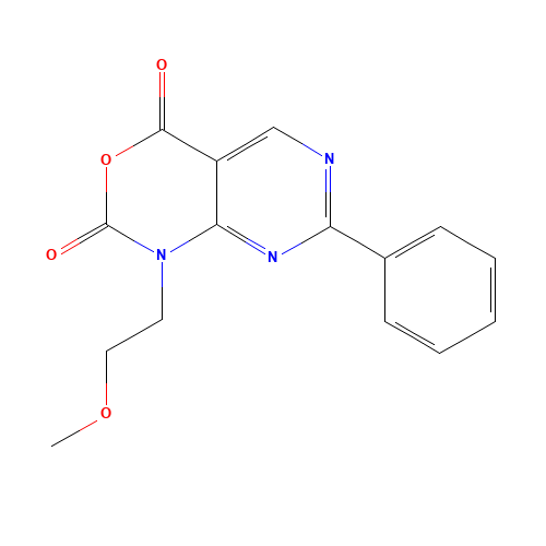 1-(2-Methoxyethyl)-7-phenyl-1H-pyrimido-[4,5-d][1,3]oxazine-2,4-dione (CAS: 76361-14-3) - Related Chemical Product