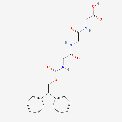 2-[2-(2-{[(9H-Fluoren-9-ylmethoxy)carbonyl]-amino}acetamido)acetamido]acetic acid (CAS: 170941-79-4) - Related Chemical Product