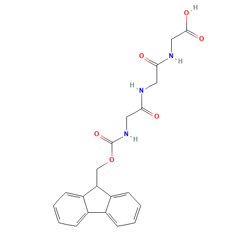 2-[2-(2-{[(9H-Fluoren-9-ylmethoxy)carbonyl]-amino}acetamido)acetamido]acetic acid (CAS: 170941-79-4) - Related Chemical Product
