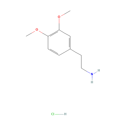[2-(3,4-Dimethoxyphenyl)ethyl]amine hydrochloride (CAS: 635-85-8) - Related Chemical Product