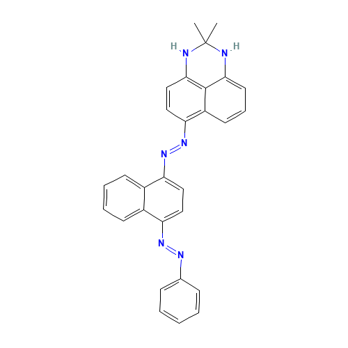 2,2-Dimethyl-6-{[4-(phenyldiazenyl)-1-naphthyl]-diazenyl}-2,3-dihydro-1H-perimidine (CAS: 4197-25-5) - Related Chemical Product