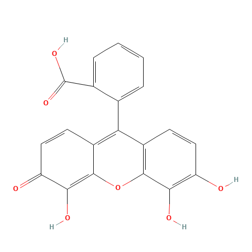 2-(4,5,6-Trihydroxy-3-oxo-3H-xanthen-9-yl)-benzoic acid (CAS: 518-41-2) - Related Chemical Product