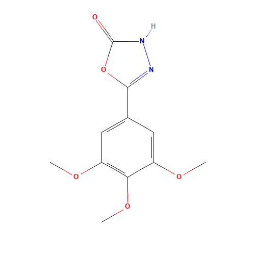 5-(3,4,5-Trimethoxyphenyl)-1,3,4-oxadiazol-2-ol (CAS: 63698-53-3) - Related Chemical Product