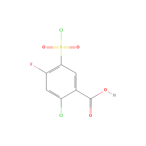 2-Chloro-5-chlorosulfonyl-4-fluorobenzoic acid (CAS: 264927-50-6) - Related Chemical Product