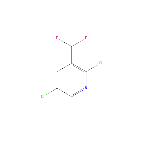 2,5-Dichloro-3-(difluoromethyl)pyridine (CAS: 71701-93-4) - Related Chemical Product