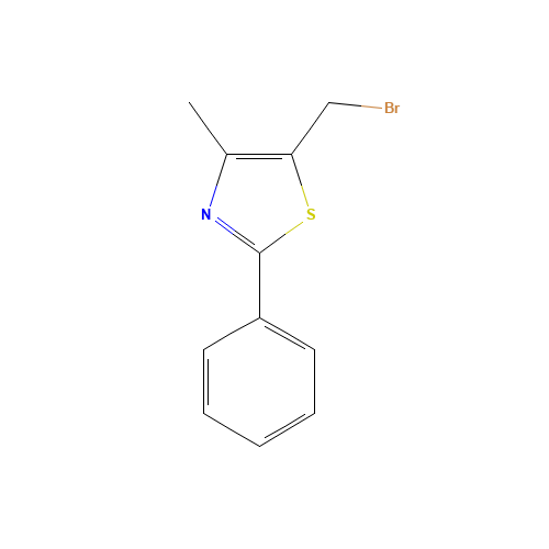 5-Bromomethyl-4-methyl-2-phenyl-thiazole (CAS: 181424-15-7) - Related Chemical Product