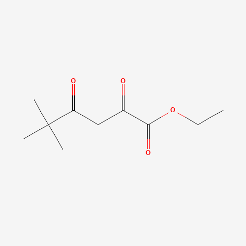 5,5-Dimethyl-2,4-dioxo-hexanoic acid ethyl ester (CAS: 13395-36-3) - Chemical Structure and Molecular Formula 