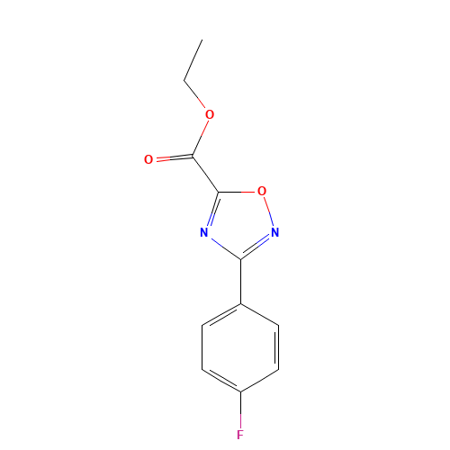 Ethyl 3-(4-fluorophenyl)-[1,2,4]oxadiazole-5-carboxylate (CAS: 163719-81-1) - Related Chemical Product