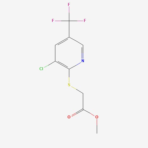 Methyl (3-chloro-5-(trifluoromethyl)pyridin-2-ylsulfanyl)acetate (CAS: 1024368-23-7) - Related Chemical Product